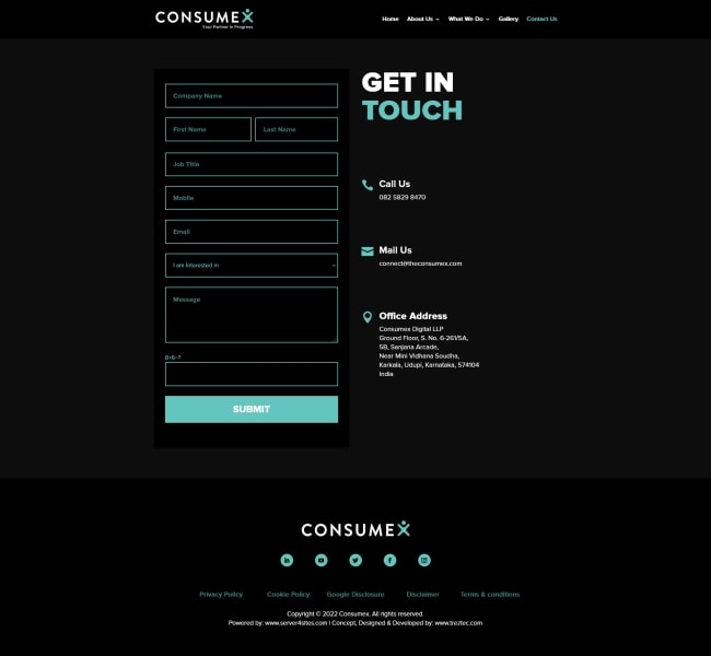 Consumex Contact