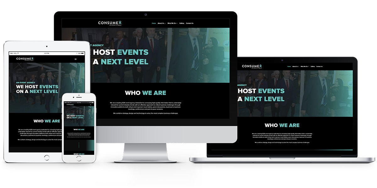 Consumex Mockup Consumex Mockup