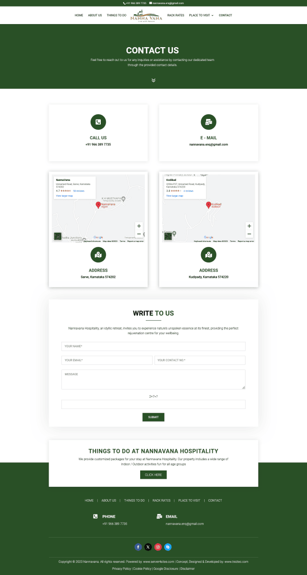 Nannavana contact Nannavana contact