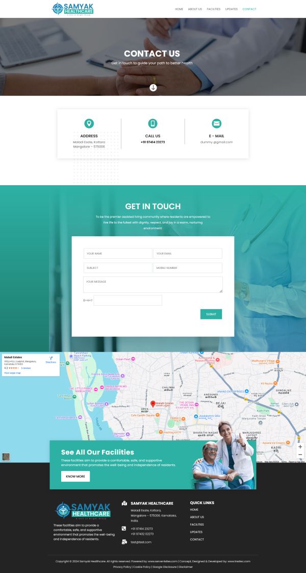 Samyak Healthcare Contact Samyak Healthcare Contact